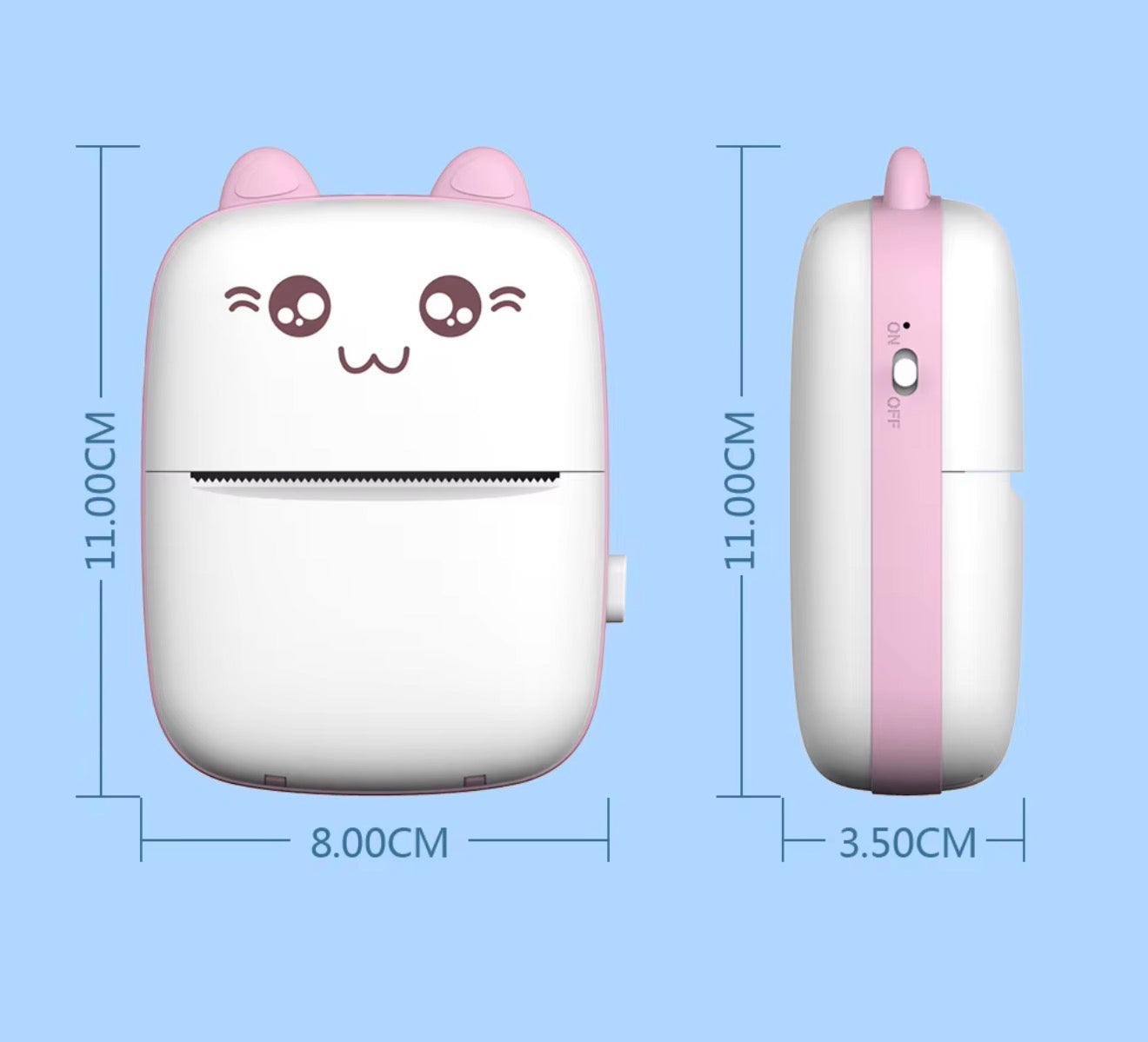 Mini imprimante thermique portable (sans encre)