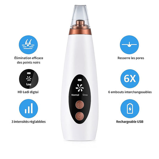 Extracteur de Points Noirs Professionnel rechargeable
