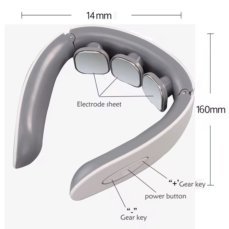 Masseur de Cou Électrique Chauffant – Relaxation Intelligente à Domicile